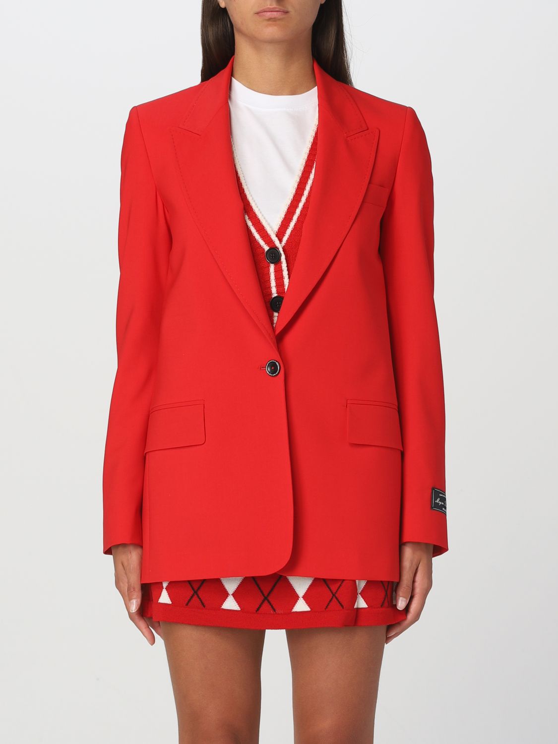 Msgm Blazer MSGM Woman colour Red