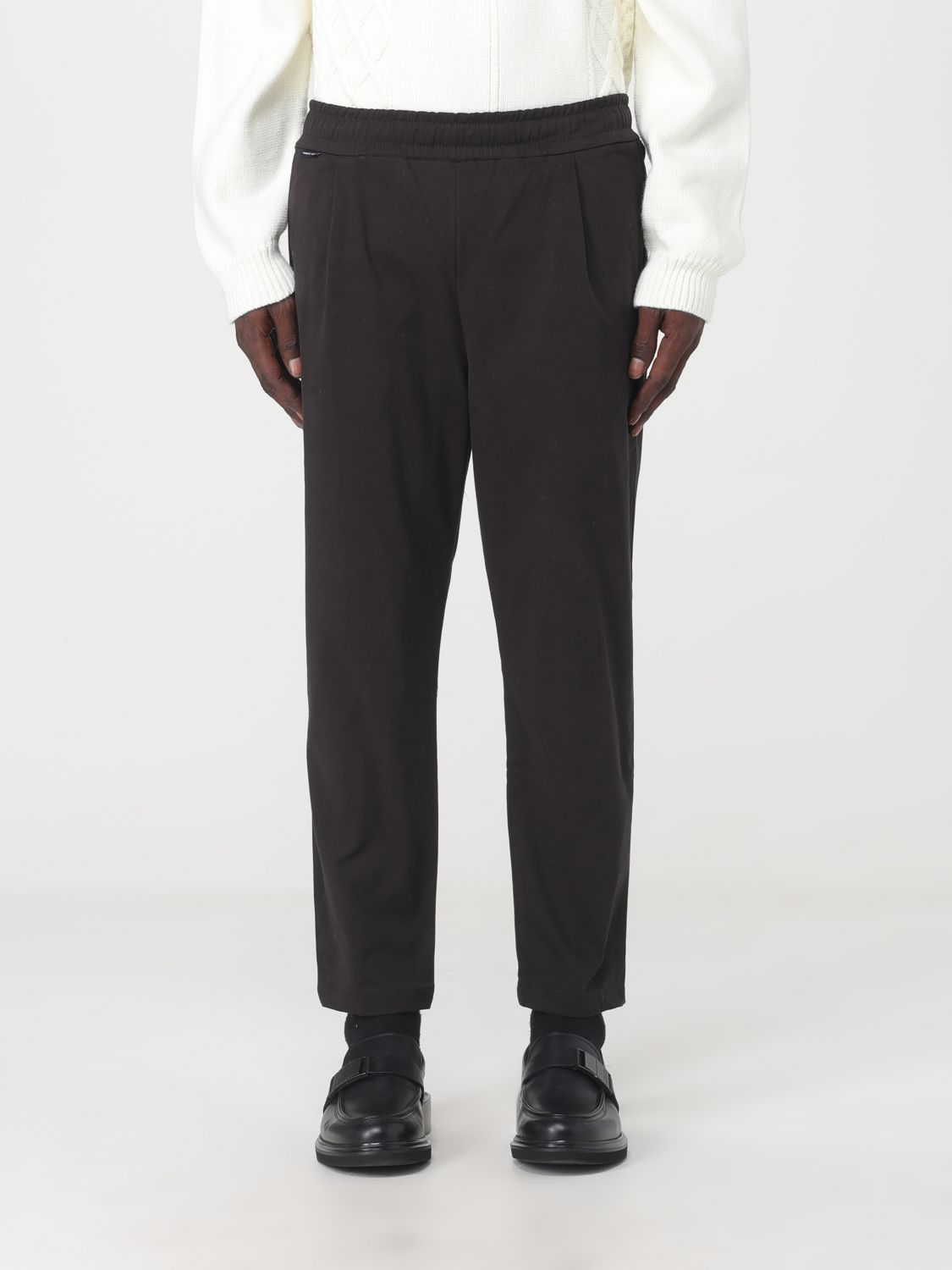 Family First Trousers FAMILY FIRST Men colour Black