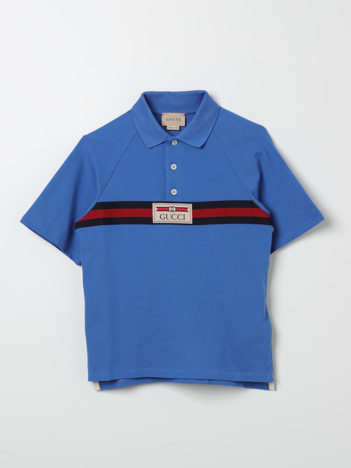 Gucci Gucci stretch cotton polo shirt