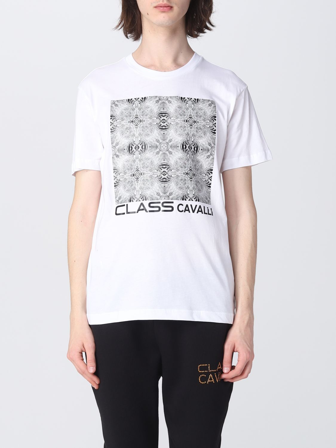 Class Roberto Cavalli T-Shirt CLASS ROBERTO CAVALLI Men colour White