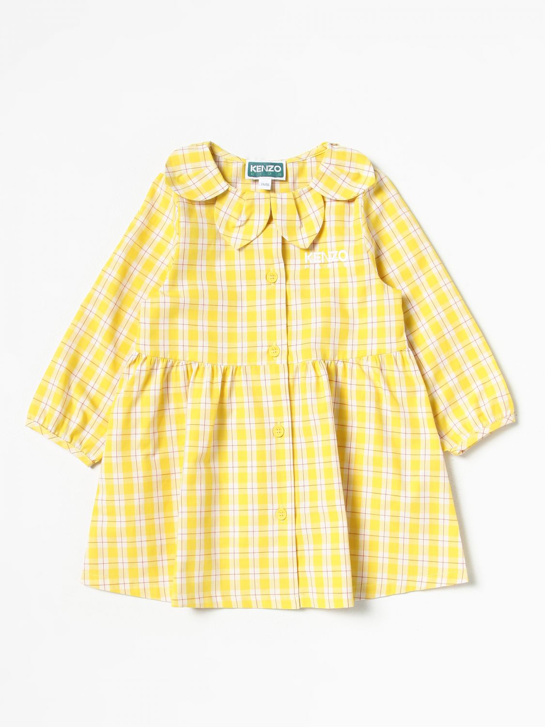 Kenzo Kids Dress KENZO KIDS Kids colour Yellow