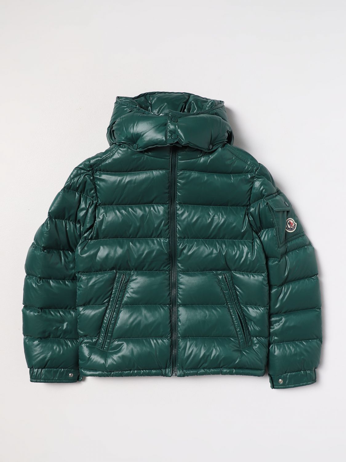 Moncler Jacket MONCLER Kids colour Forest Green