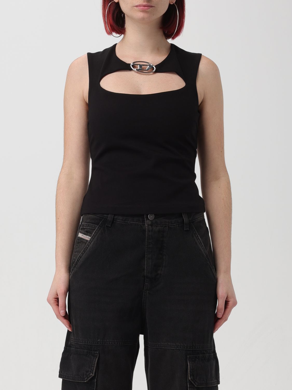 Diesel Top DIESEL Woman colour Black