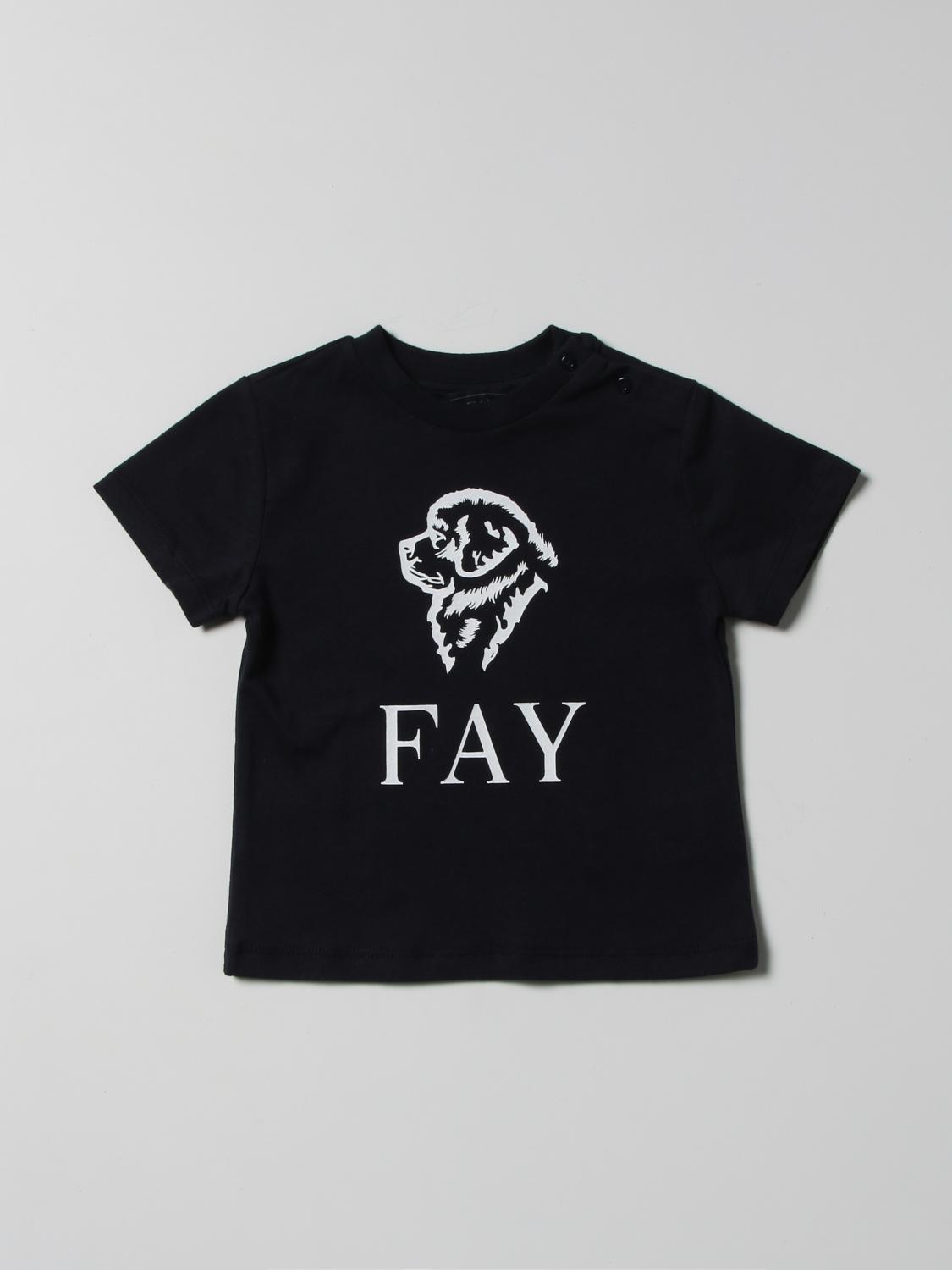 Fay T-Shirt FAY Kids colour Blue