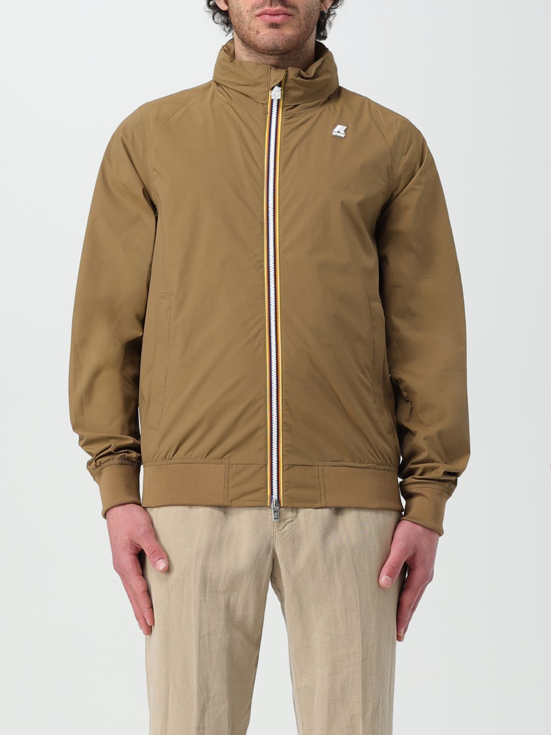 K-Way Jacket K-WAY Men colour Brown