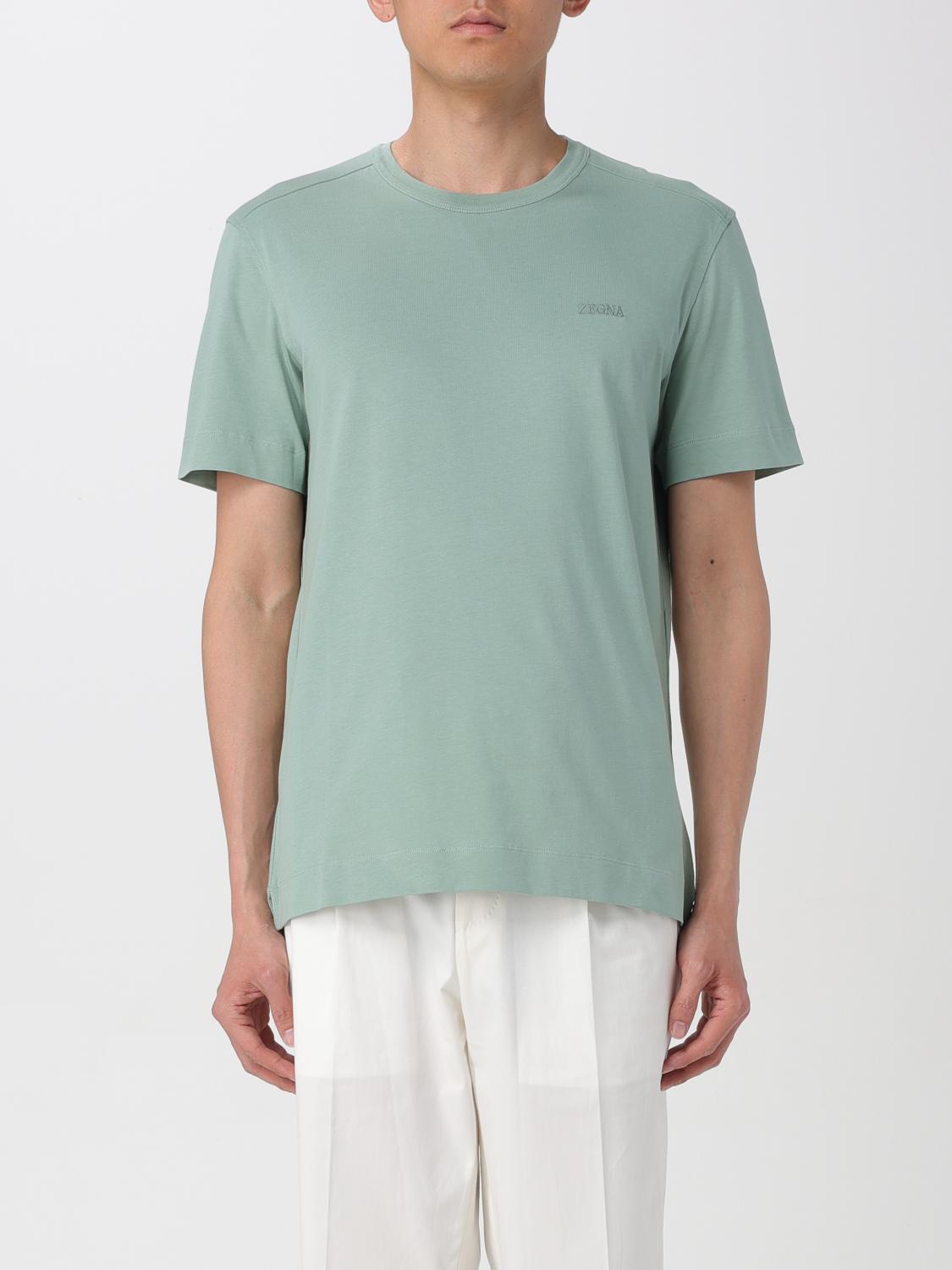 zegna T-Shirt ZEGNA Men colour Green