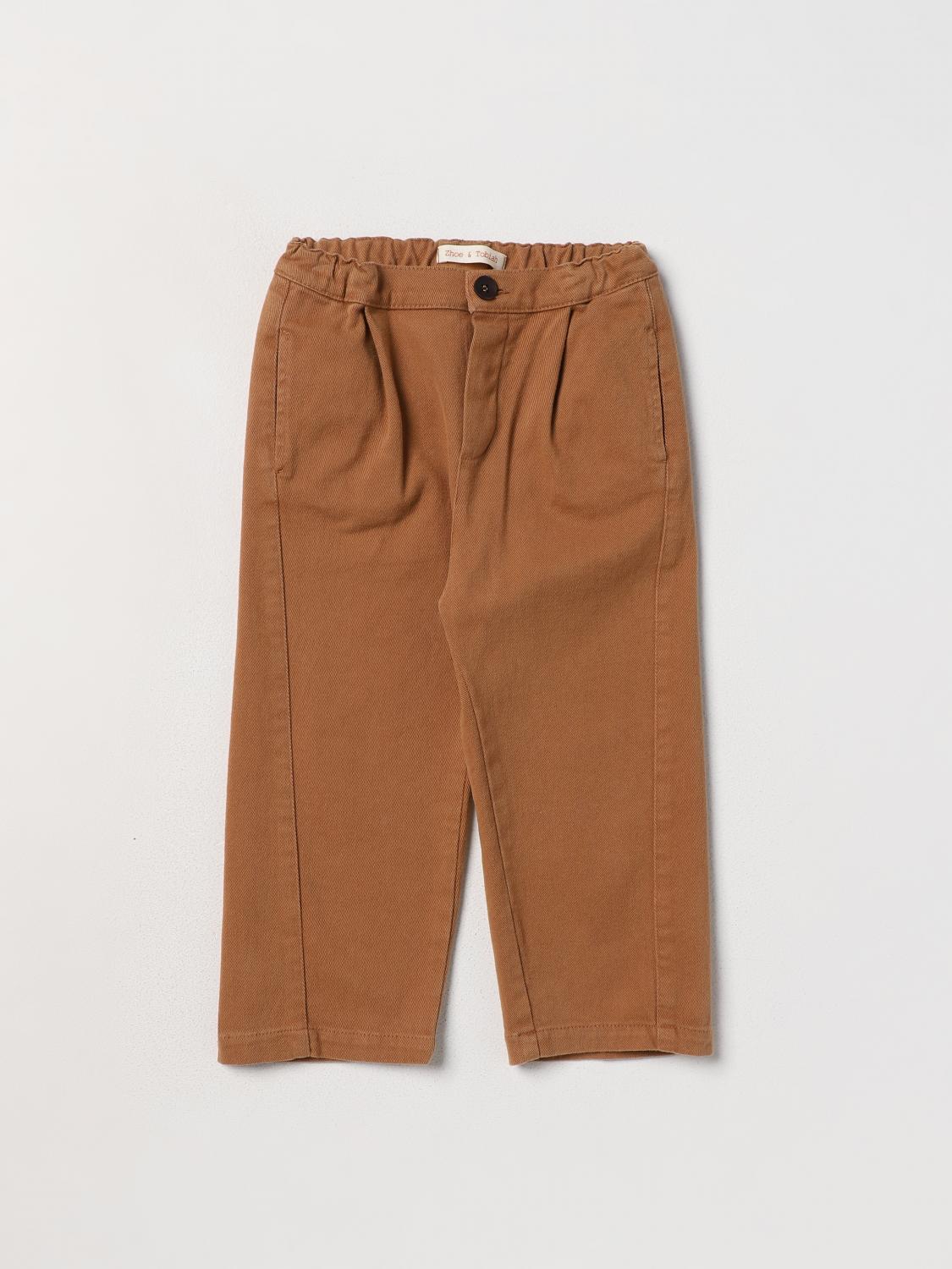 Zhoe & Tobiah Trousers ZHOE & TOBIAH Kids colour Brown