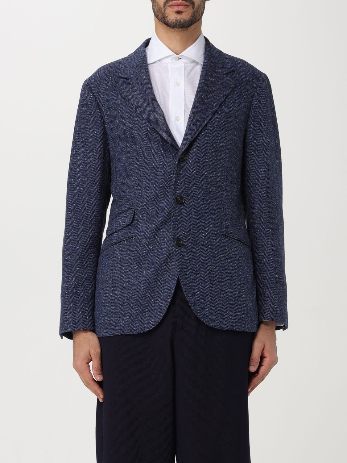 Brunello Cucinelli Blazer BRUNELLO CUCINELLI Men colour Blue