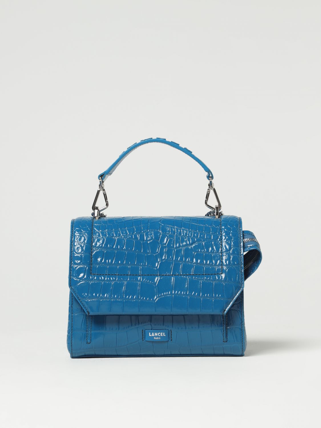 Lancel Crossbody Bags LANCEL Woman colour Gnawed Blue