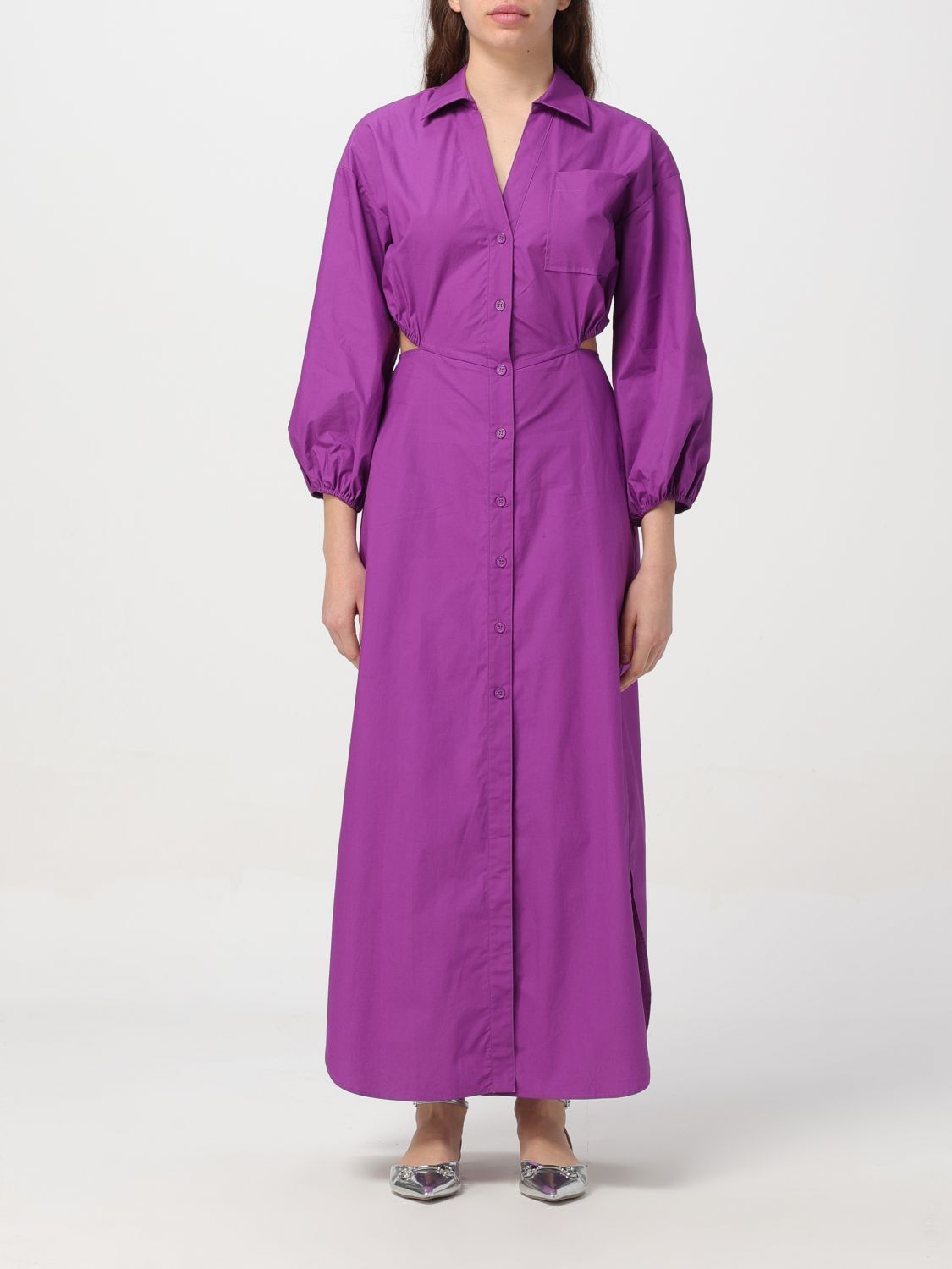 Actitude Twinset Dress ACTITUDE TWINSET Woman colour Violet