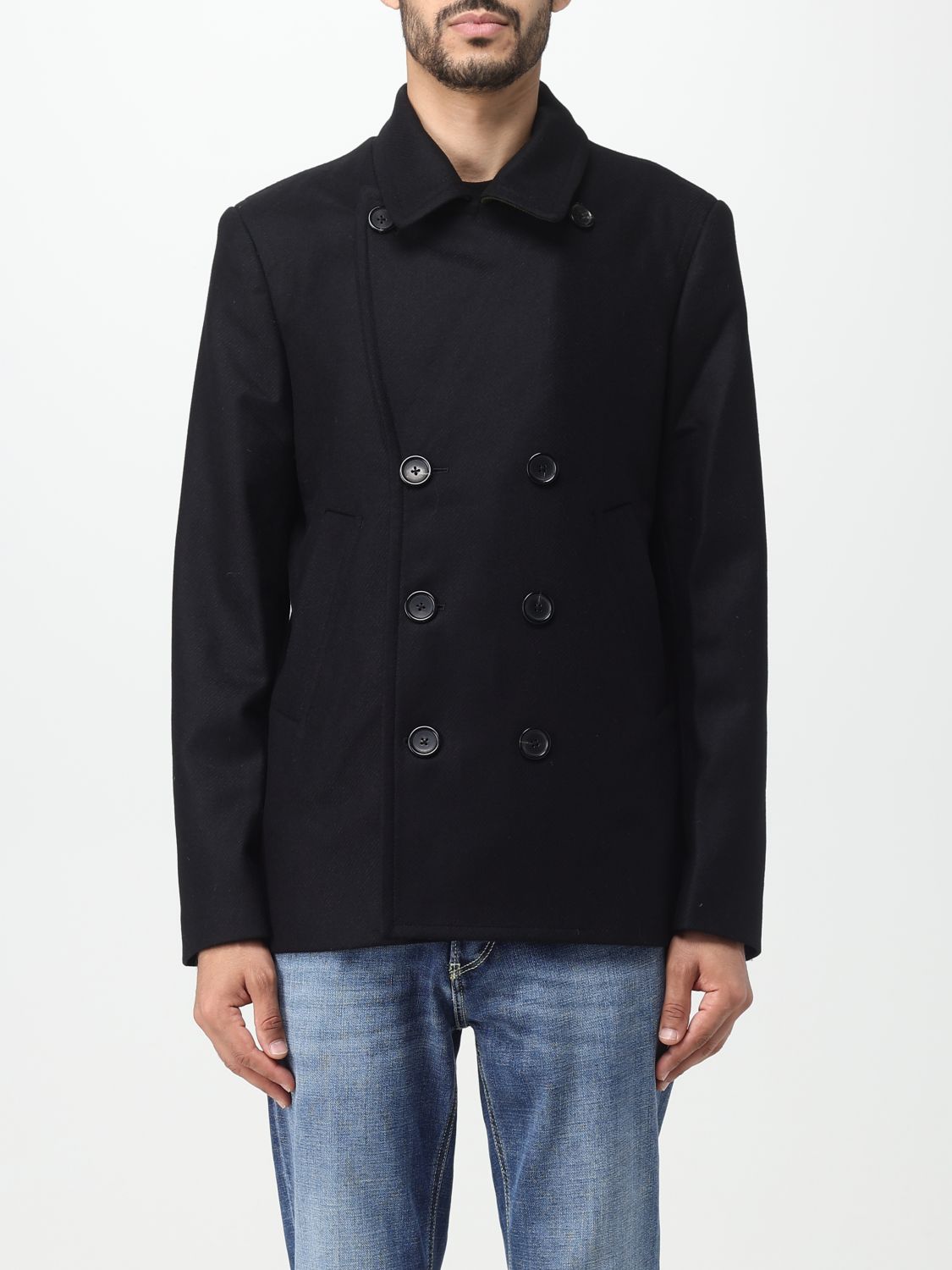 Ps Paul Smith Coat PS PAUL SMITH Men colour Black