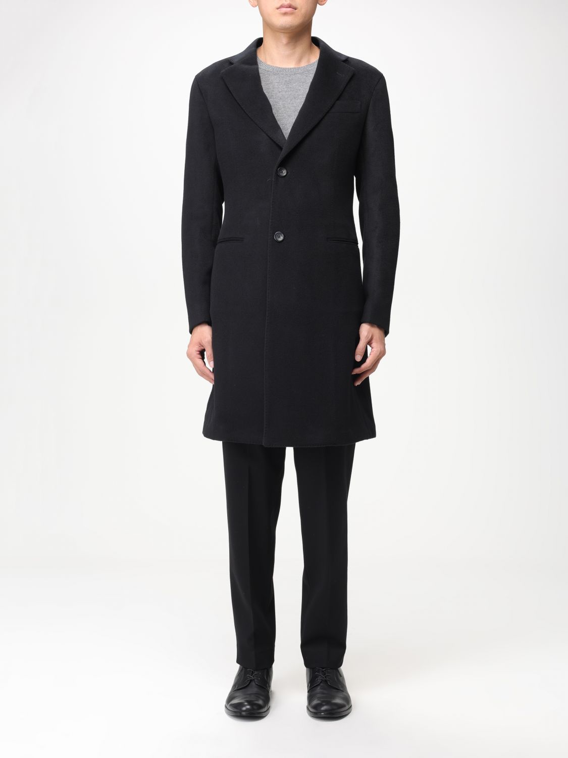 Emporio Armani Coat EMPORIO ARMANI Men colour Black