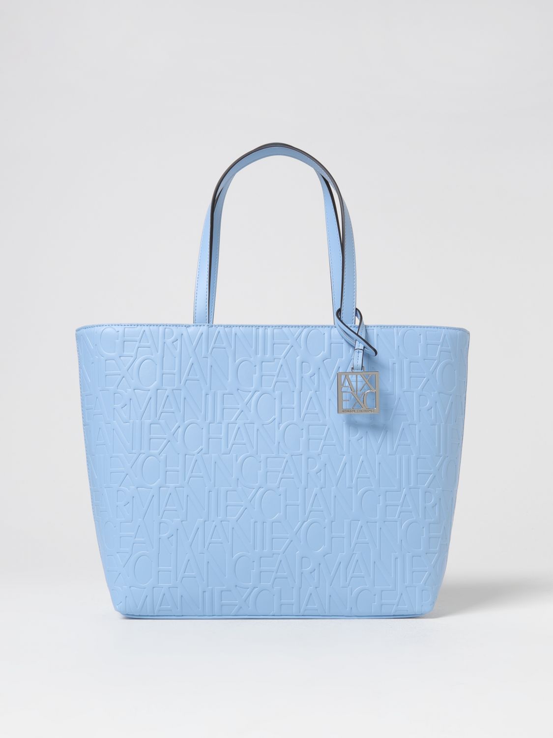 Armani Exchange Tote Bags ARMANI EXCHANGE Woman colour Sky Blue