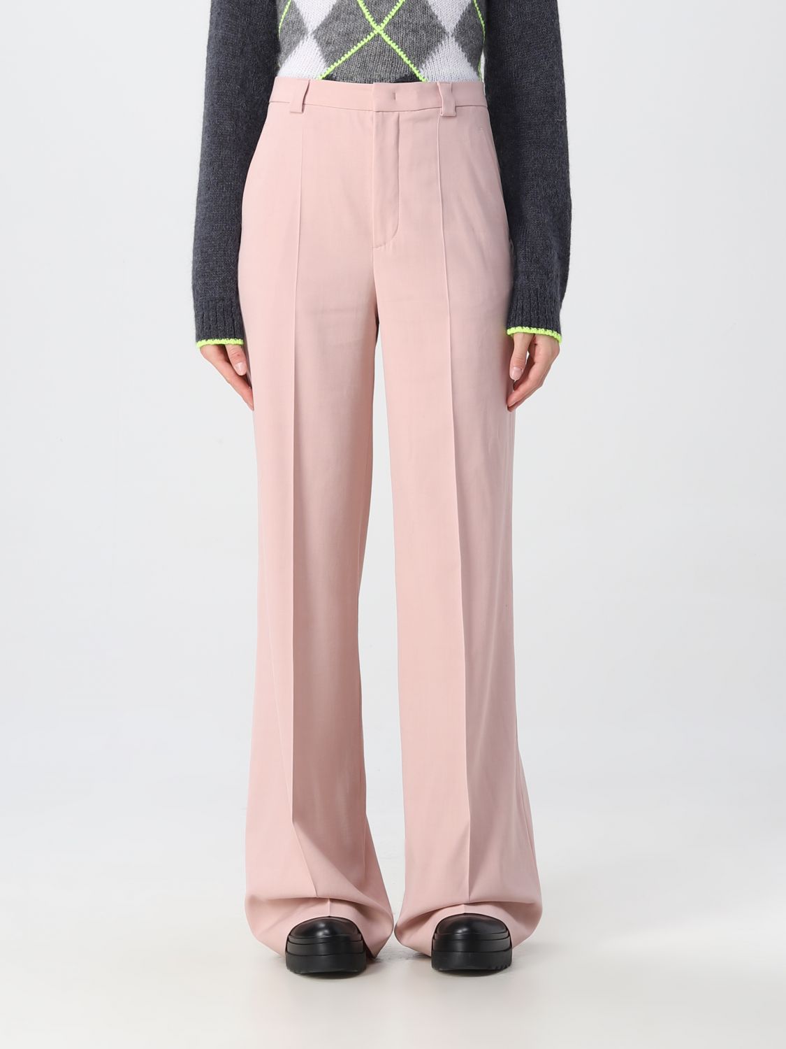 Red Valentino Trousers RED VALENTINO Woman colour Pink