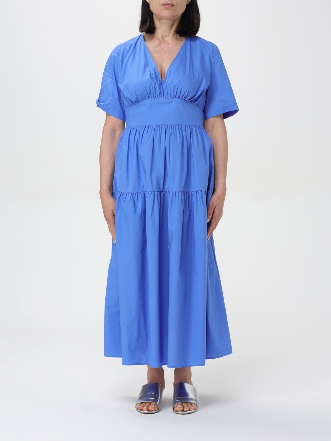 baum und pferdgarten Dress BAUM UND PFERDGARTEN Woman color Gnawed Blue