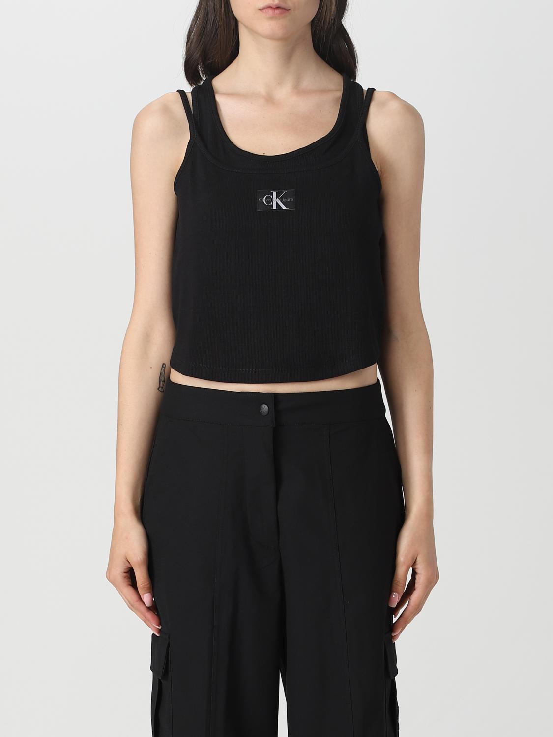 Ck Jeans Top CK JEANS Woman colour Black