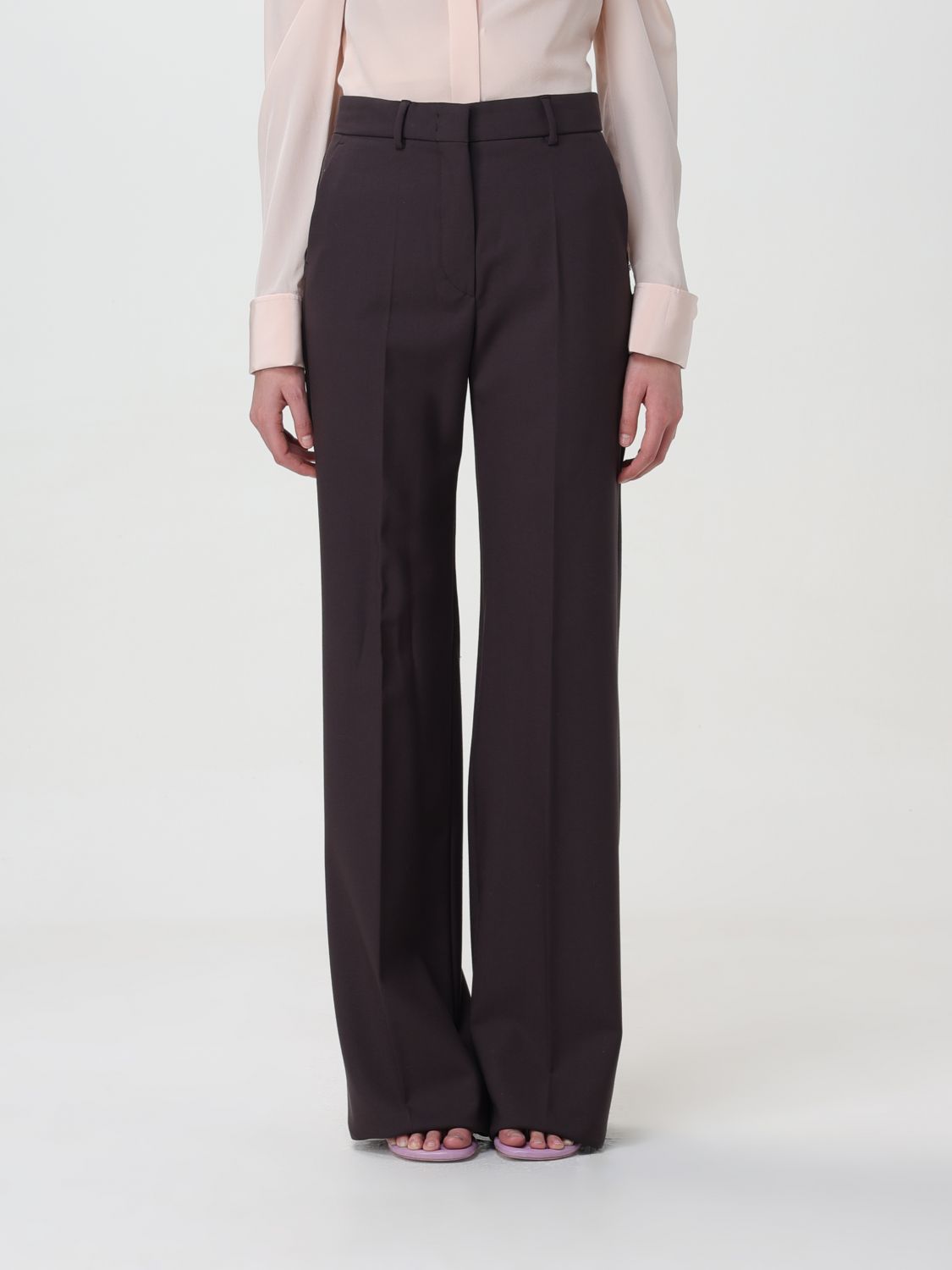 Sportmax Trousers SPORTMAX Woman colour Violet