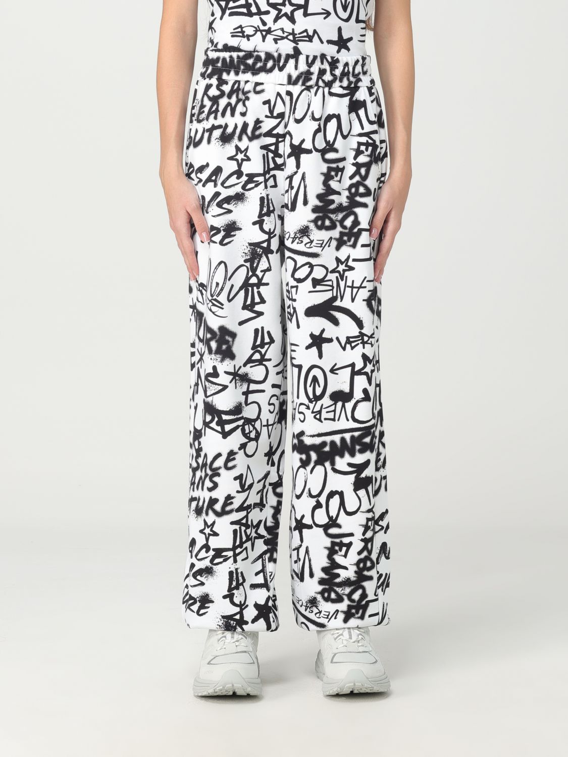 Versace Jeans Couture Trousers VERSACE JEANS COUTURE Woman colour White