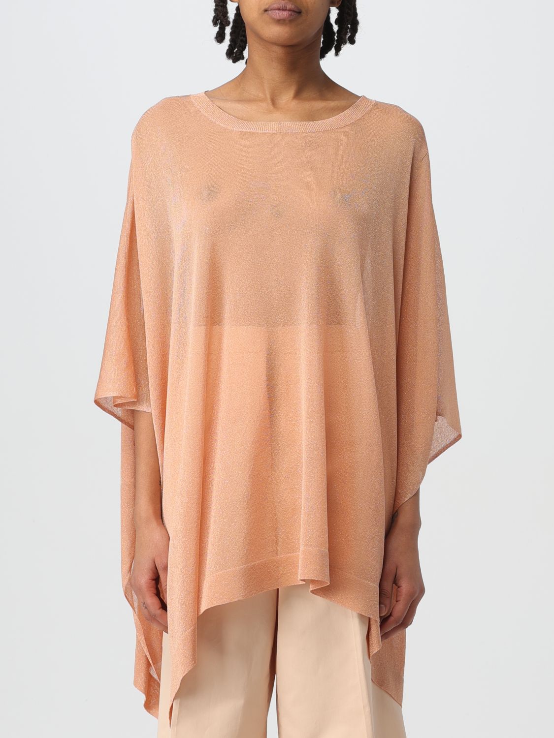 Fabiana Filippi Cloak FABIANA FILIPPI Woman colour Blush Pink