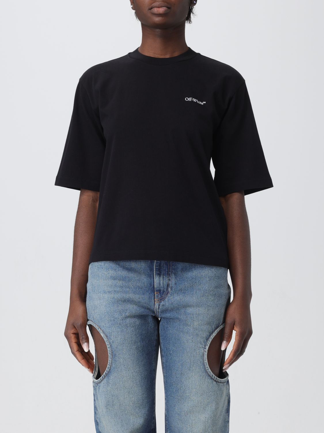 OFF-WHITE T-Shirt OFF-WHITE Woman colour Black