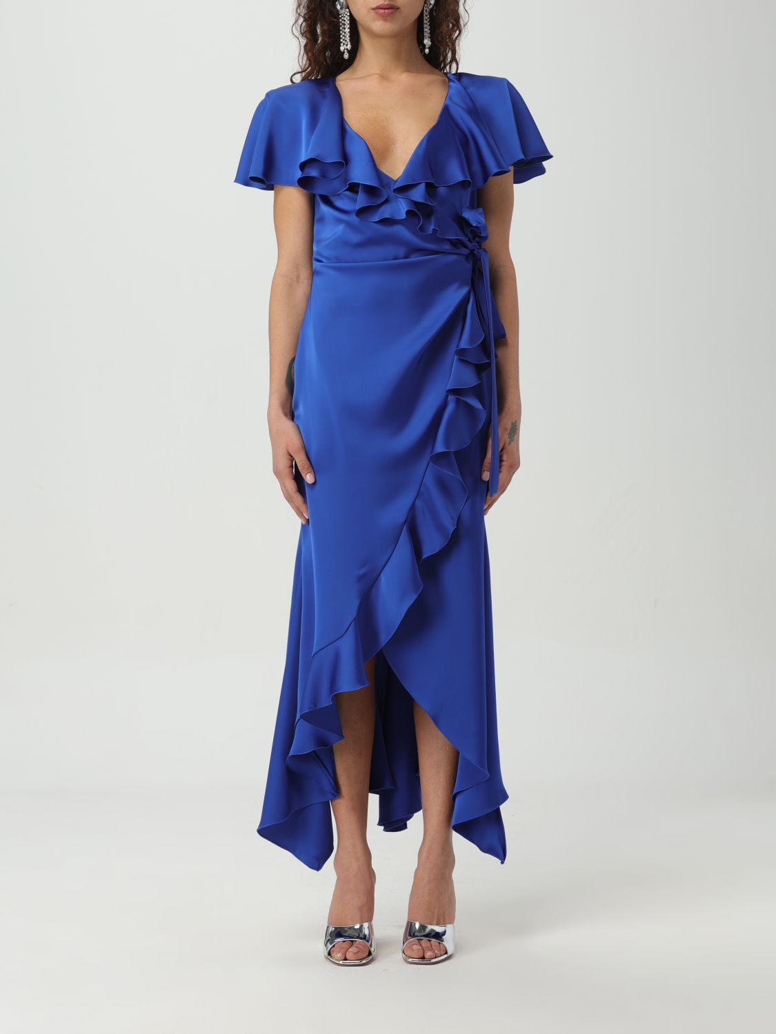 Philosophy Di Lorenzo Serafini Dress PHILOSOPHY DI LORENZO SERAFINI Woman colour Blue