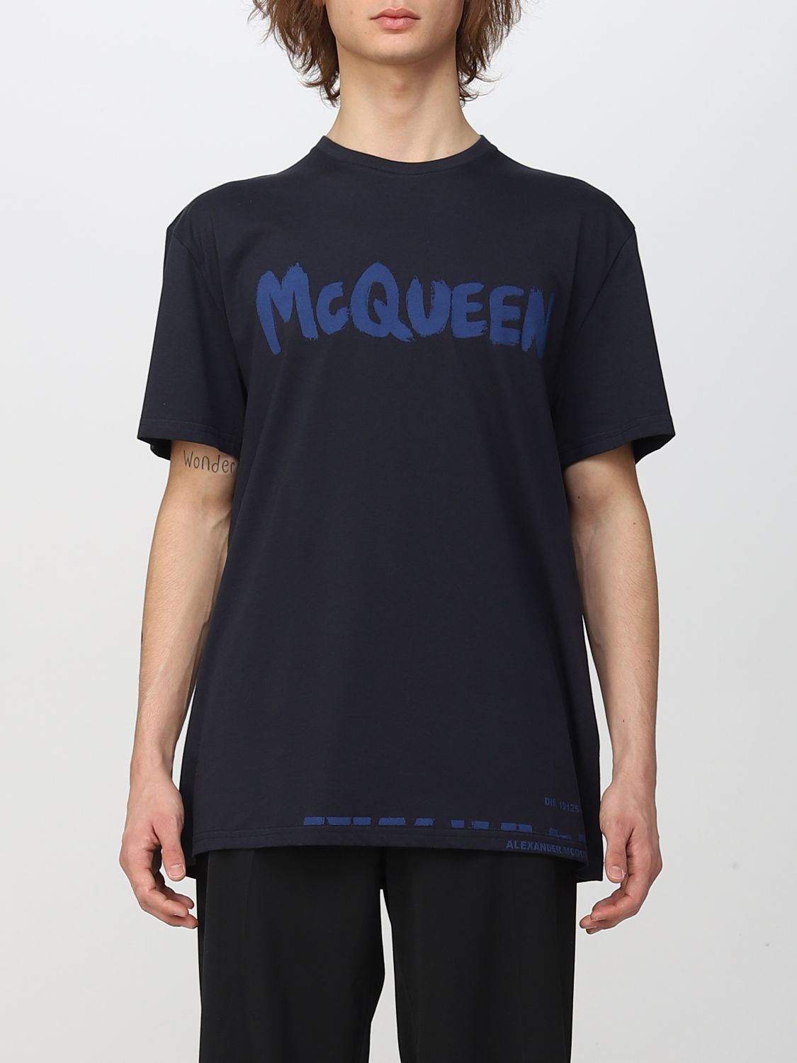 Alexander McQueen T-Shirt ALEXANDER MCQUEEN Men colour Navy