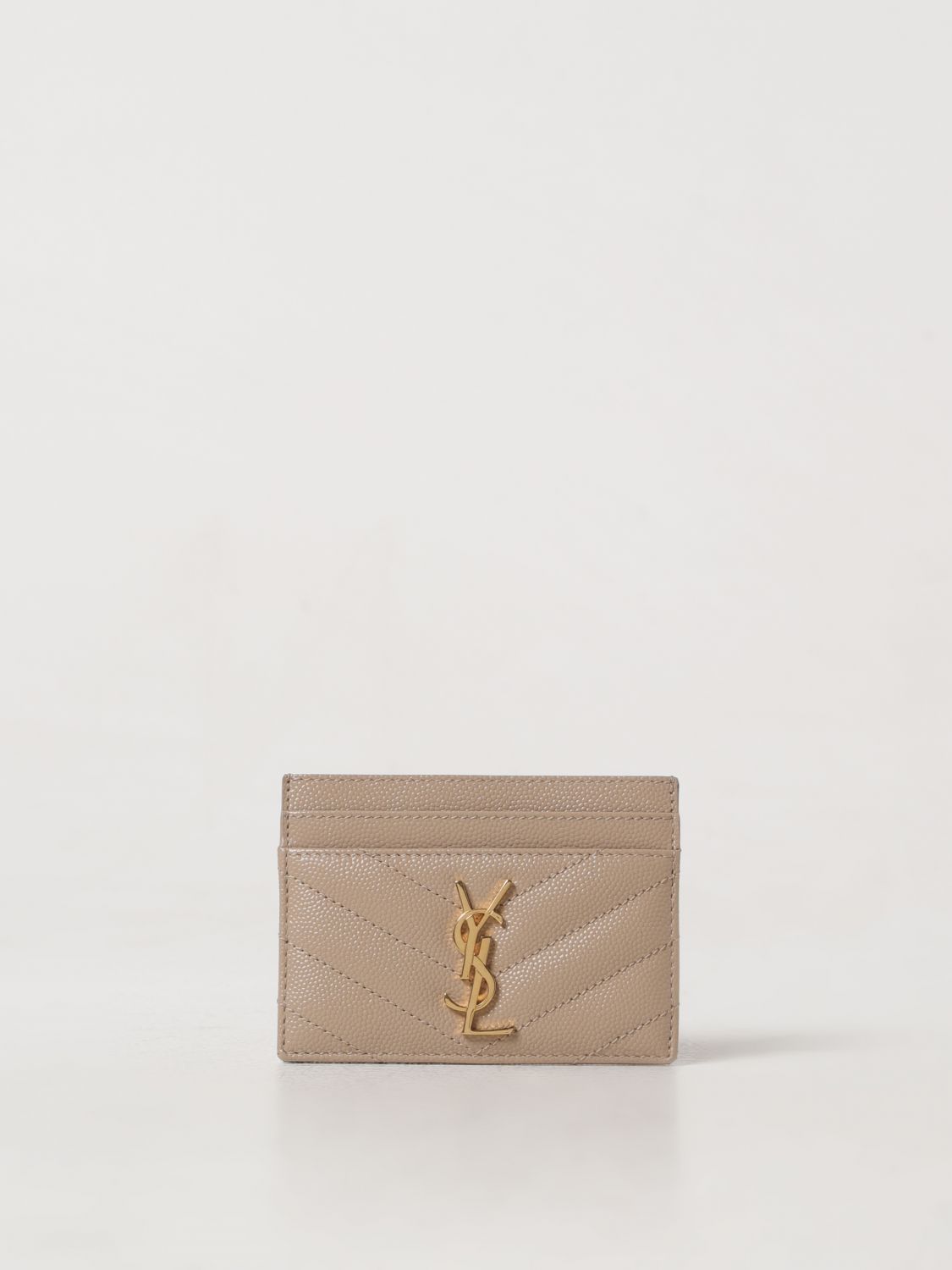 Saint Laurent Wallet SAINT LAURENT Woman colour Beige