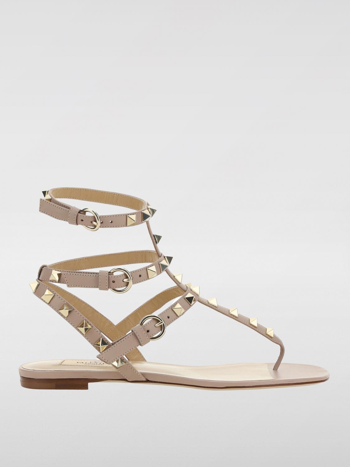 VALENTINO GARAVANI Flat Sandals VALENTINO GARAVANI Woman color Blush Pink