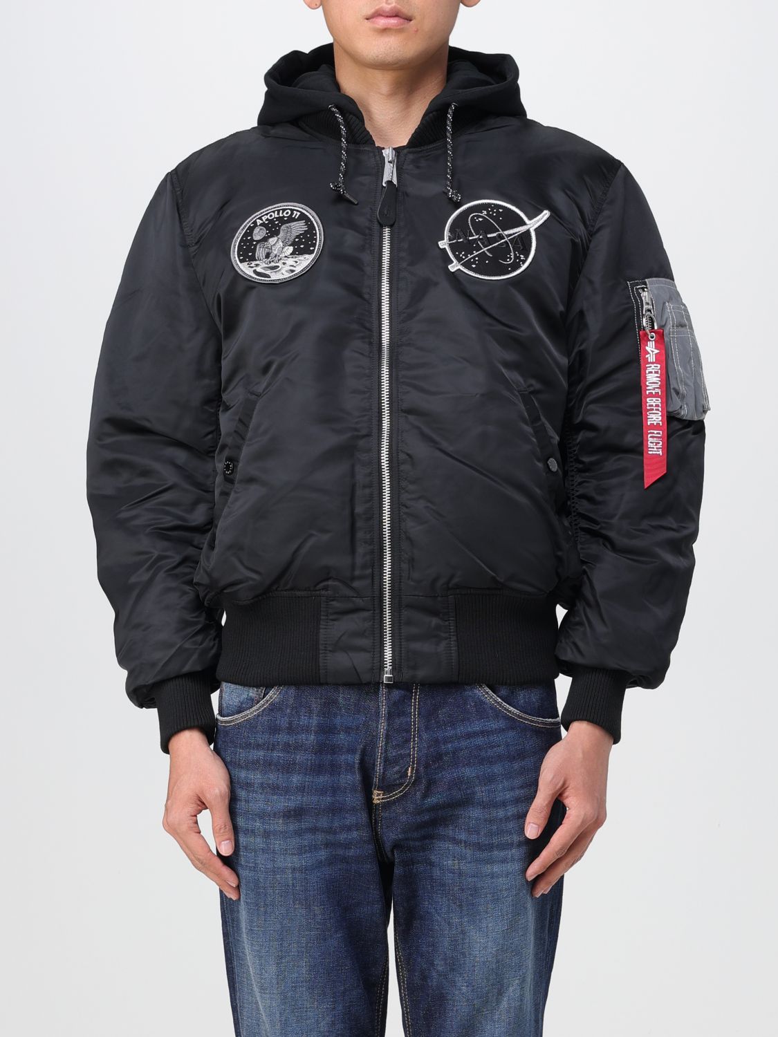 Alpha Industries Jacket ALPHA INDUSTRIES Men colour Black 1