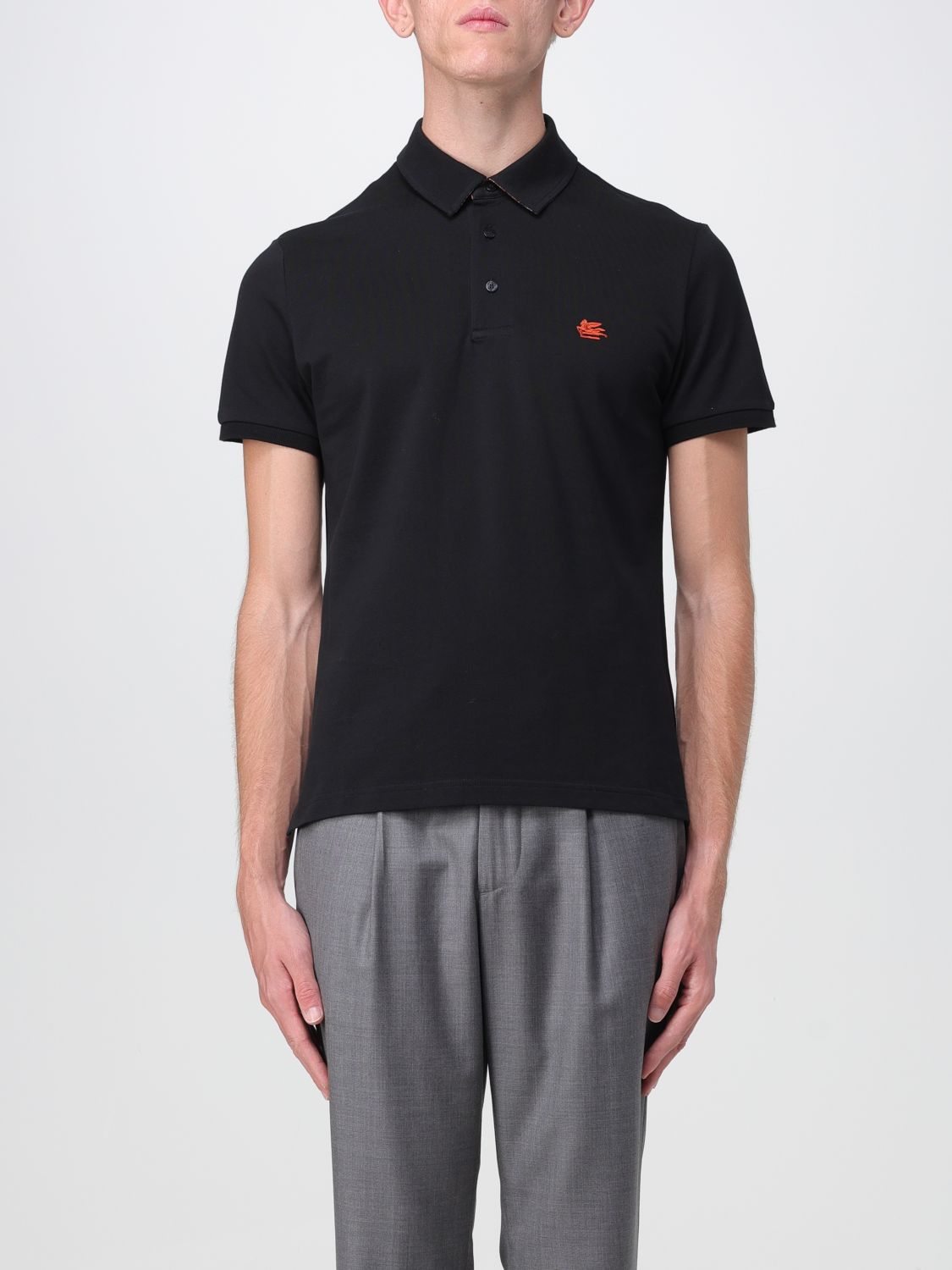 Etro Polo Shirt ETRO Men colour Black