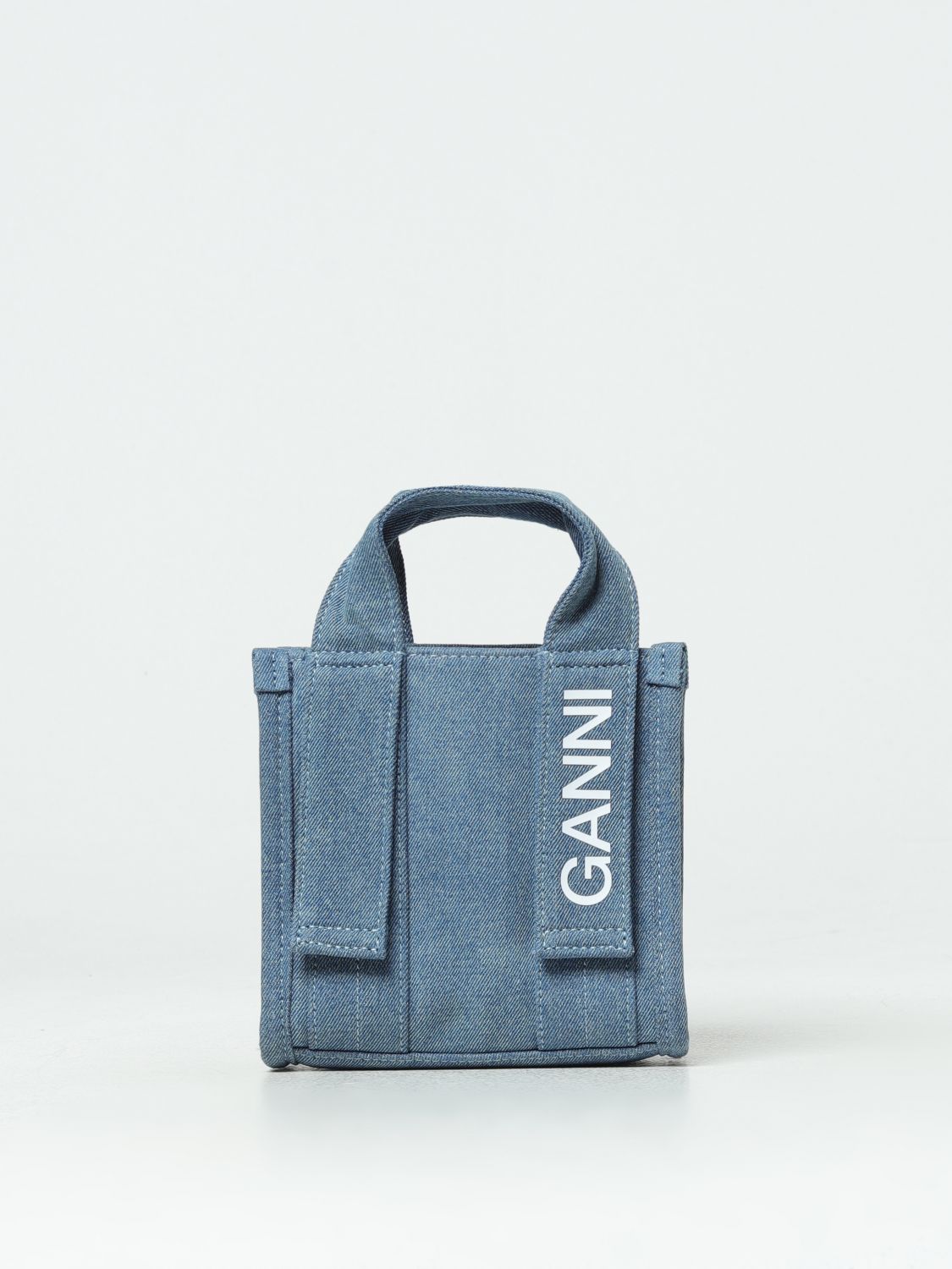 Ganni Mini Bag GANNI Woman colour Denim