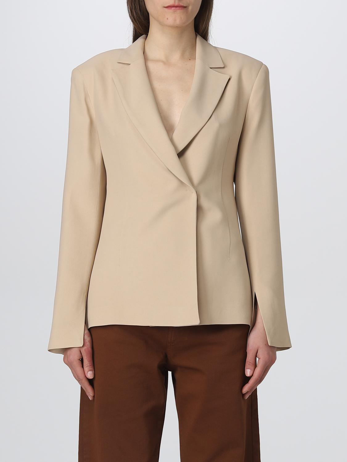 Federica Tosi Jacket FEDERICA TOSI Woman colour Sand