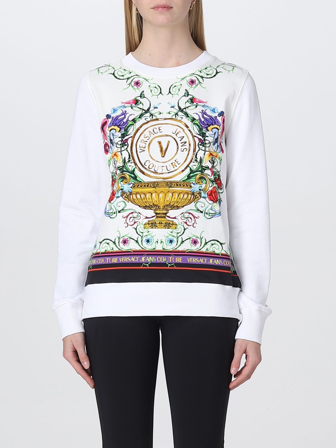 Versace Jeans Couture Sweatshirt VERSACE JEANS COUTURE Woman colour White