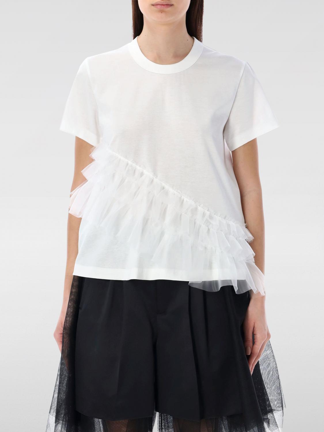 Noir Kei Ninomiya T-Shirt NOIR KEI NINOMIYA Woman color White