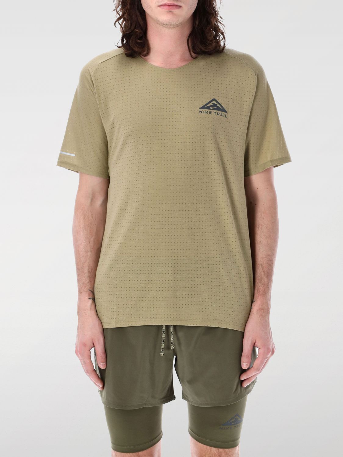 Nike T-Shirt NIKE Men color Olive