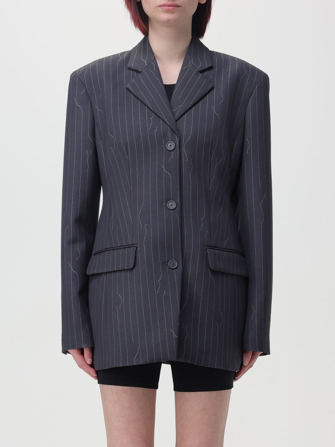 OFF-WHITE Blazer OFF-WHITE Woman colour Grey