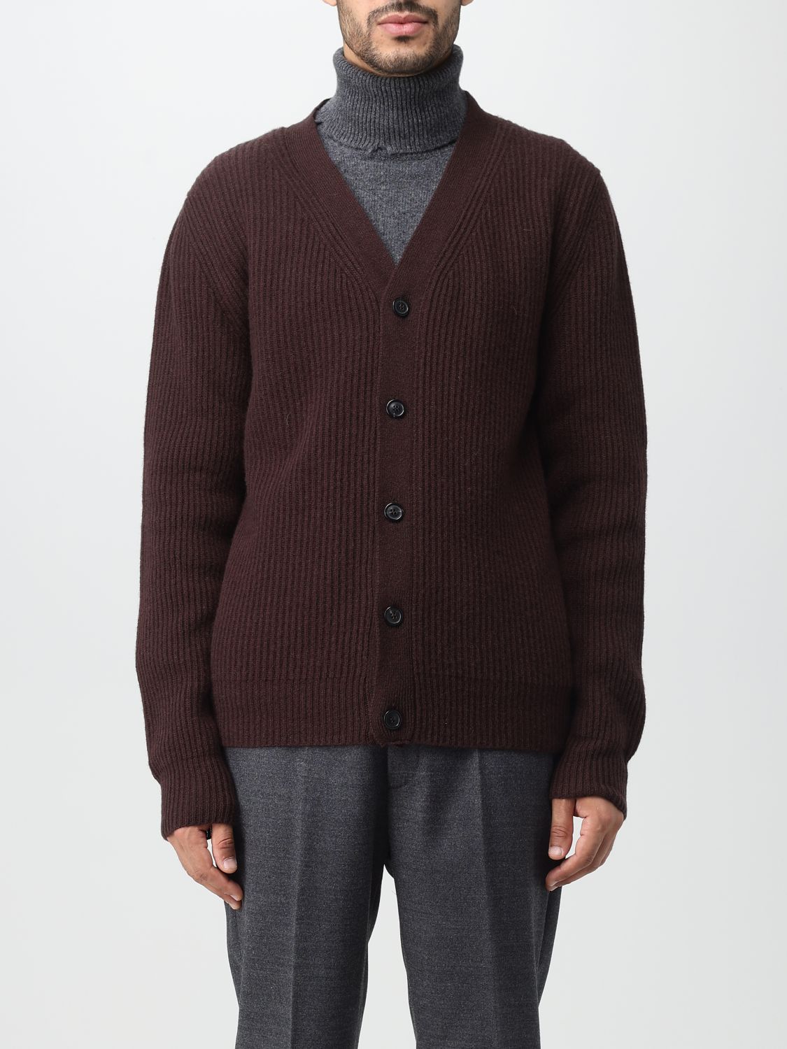 Grifoni Cardigan GRIFONI Men colour Brown