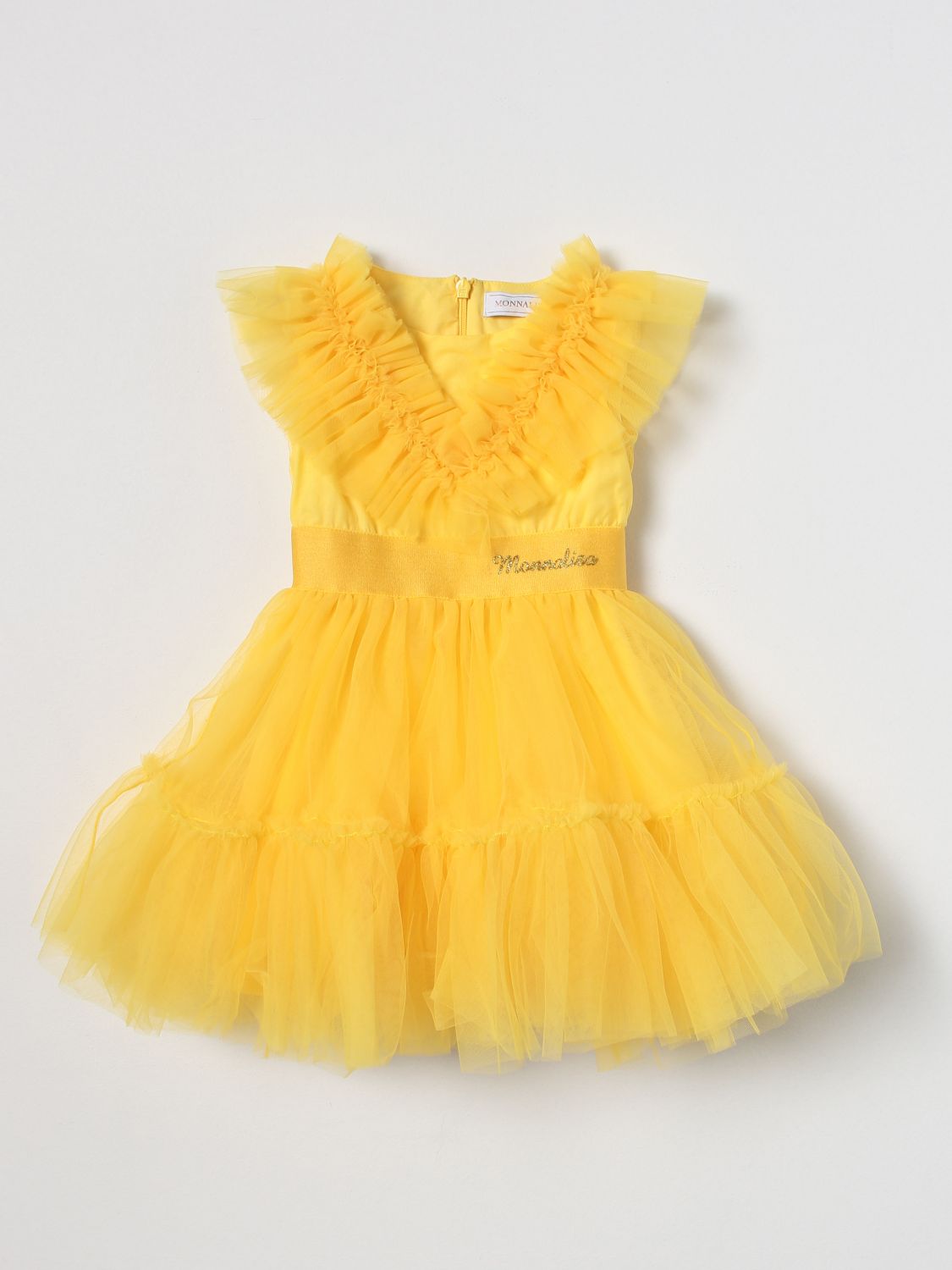 Monnalisa Dress MONNALISA Kids colour Yellow