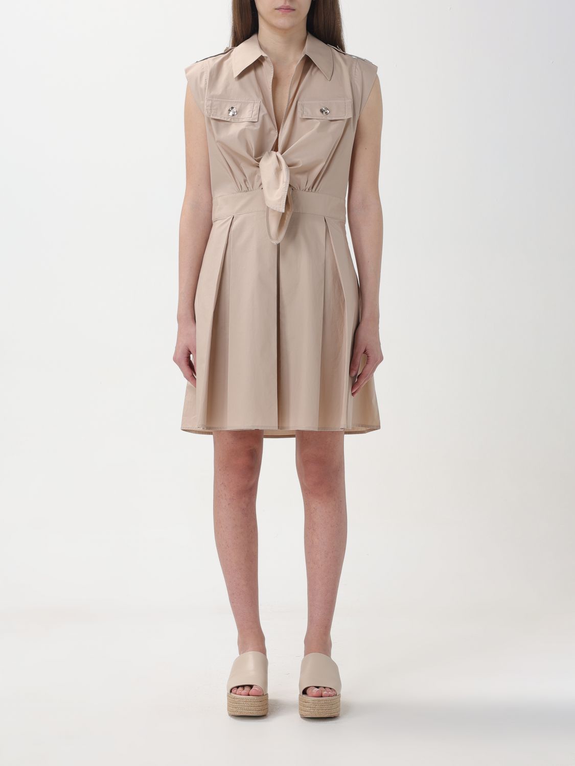 Liu Jo Dress LIU JO Woman colour Sand