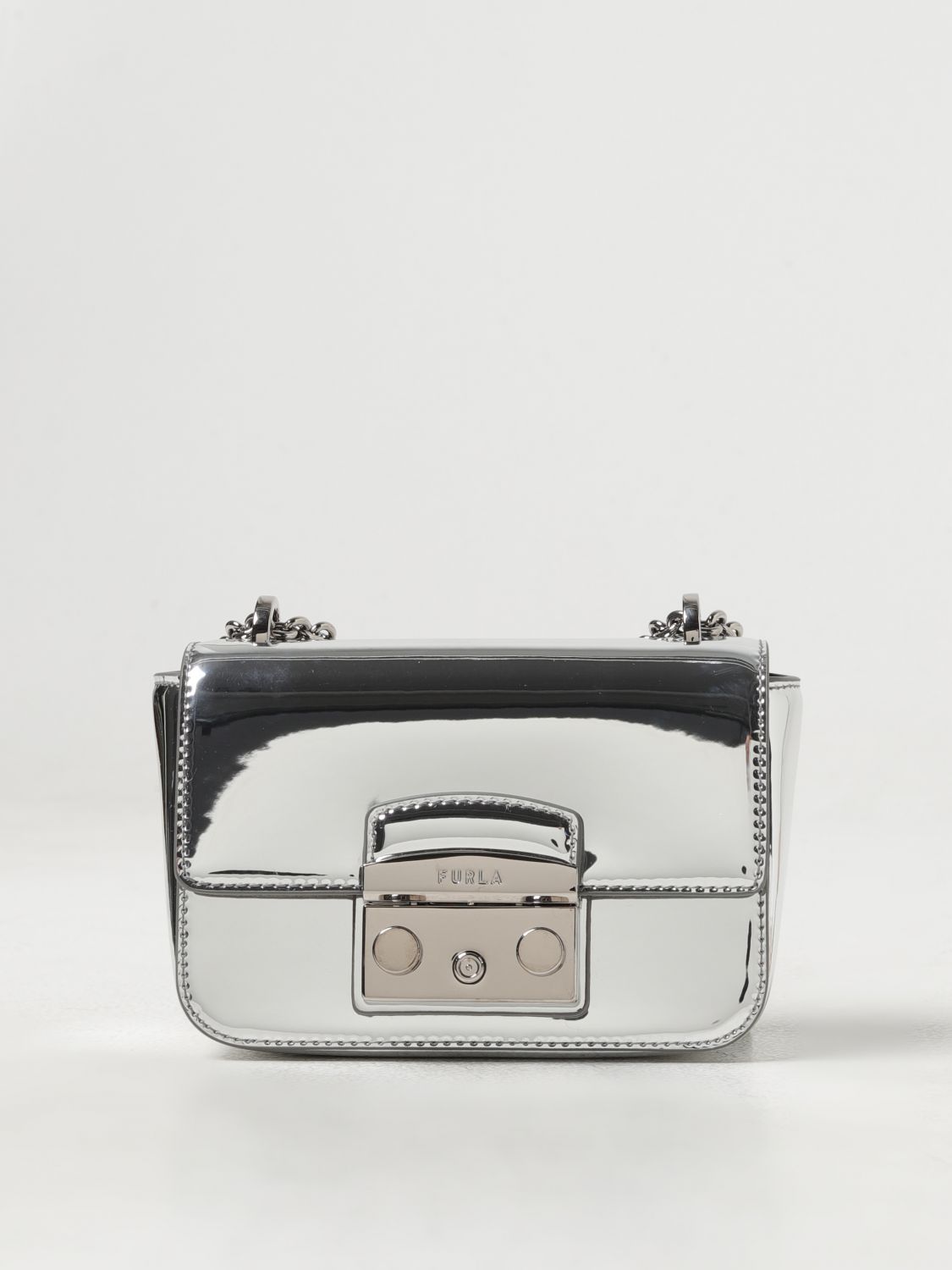 Furla Mini Bag FURLA Woman colour Silver