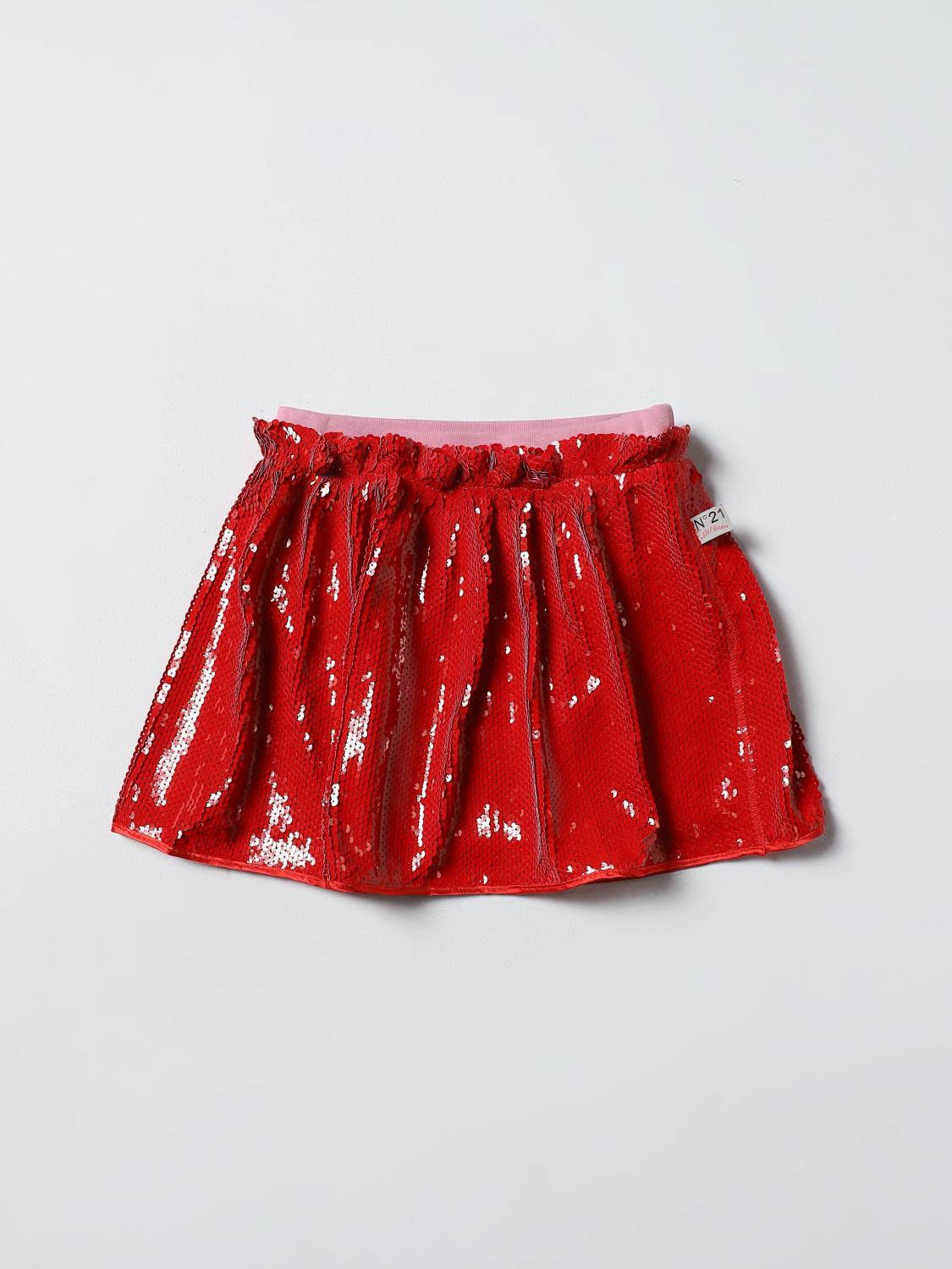 N° 21 Skirt N° 21 Kids colour Red