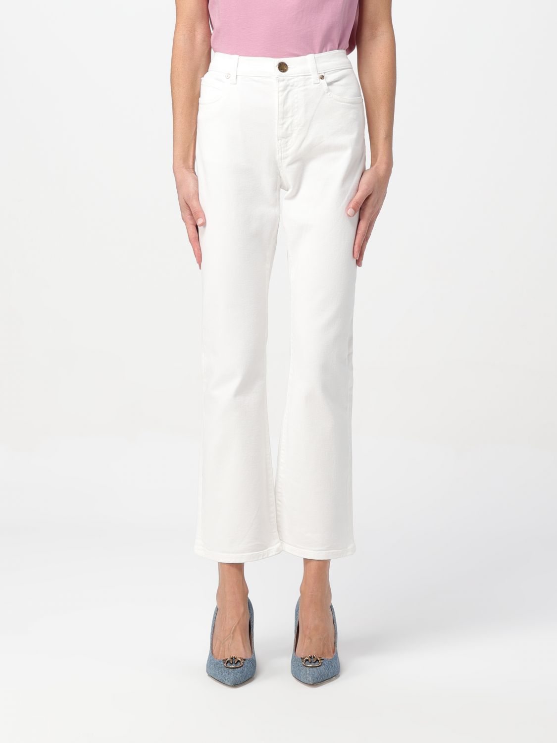 Pinko Jeans PINKO Woman colour White