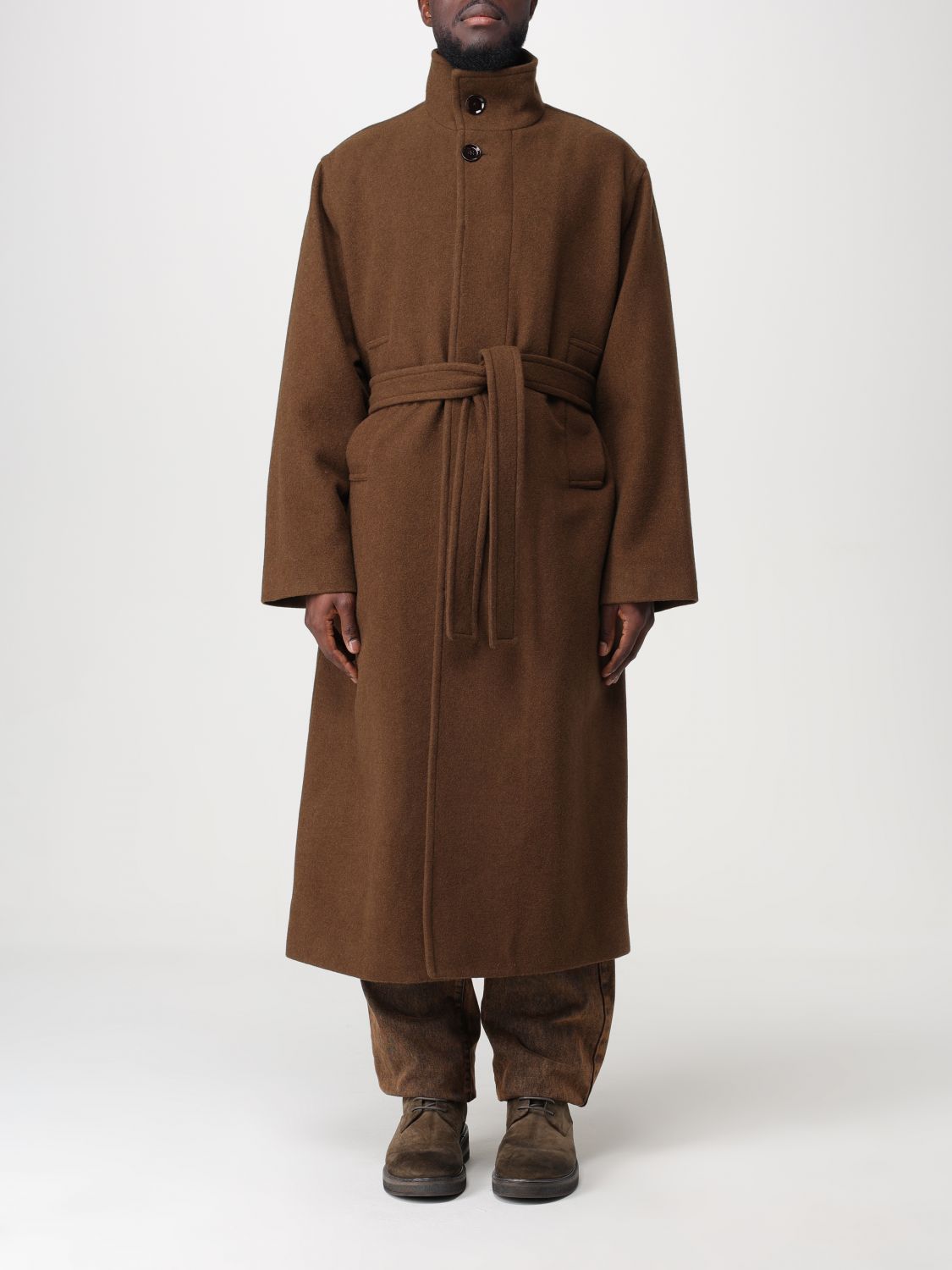 Lemaire Coat LEMAIRE Men colour Tobacco