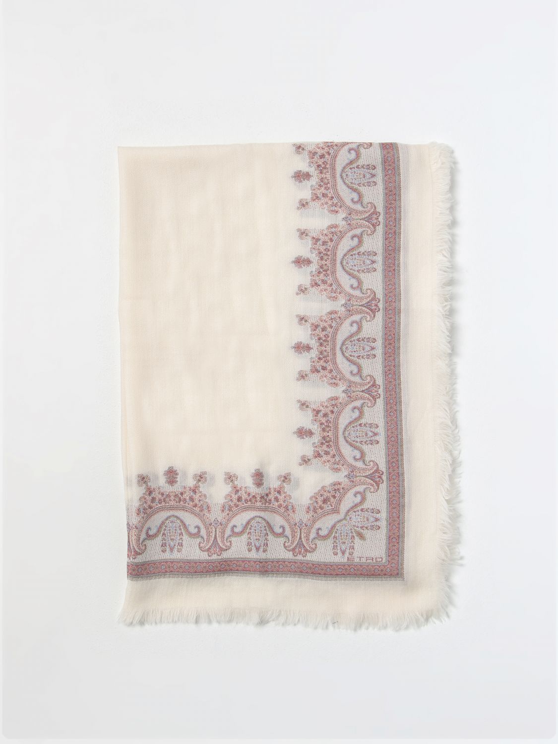 Etro Scarf ETRO Woman colour Yellow Cream