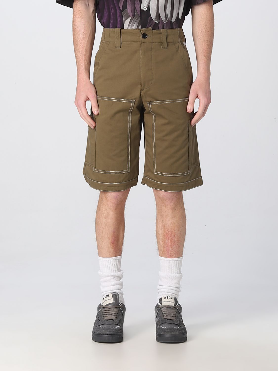 Msgm Short MSGM Men colour Green