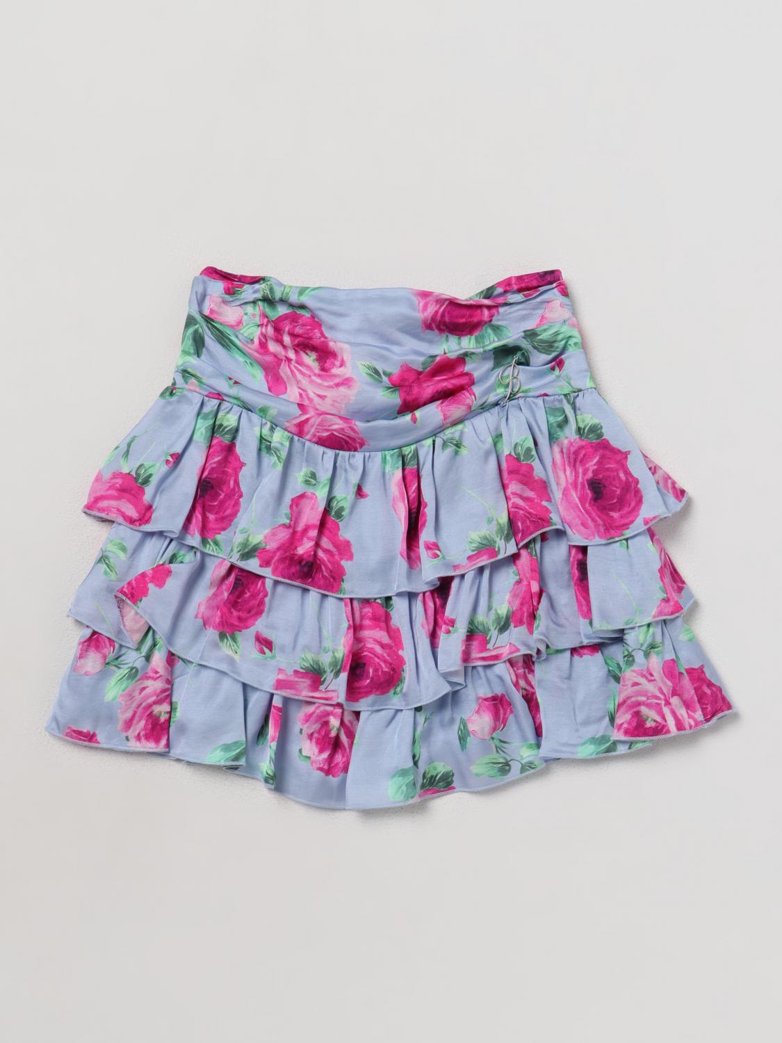 Miss Blumarine Skirt MISS BLUMARINE Kids colour Gnawed Blue