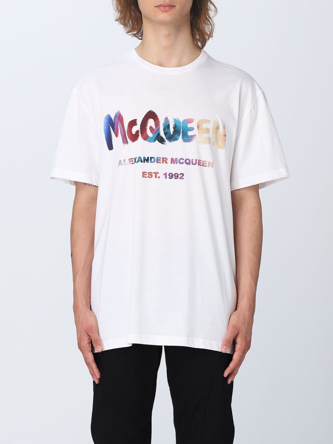 Alexander McQueen T-Shirt ALEXANDER MCQUEEN Men colour White