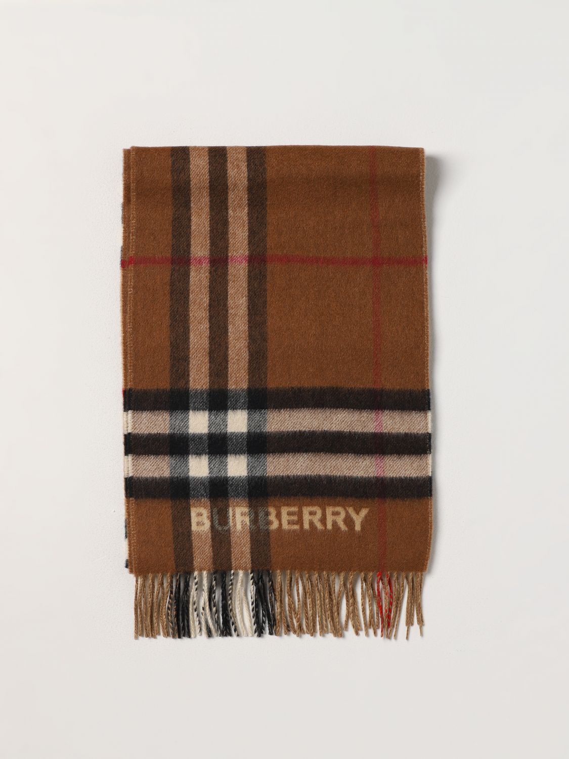 Burberry Scarf BURBERRY Woman colour Brown