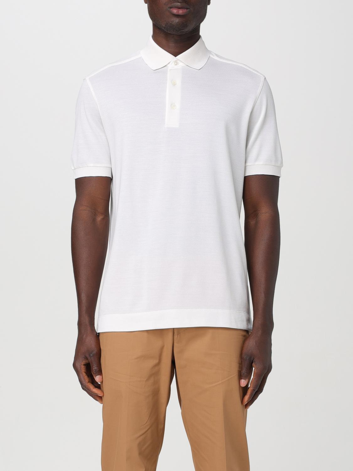 zegna Polo Shirt ZEGNA Men color White