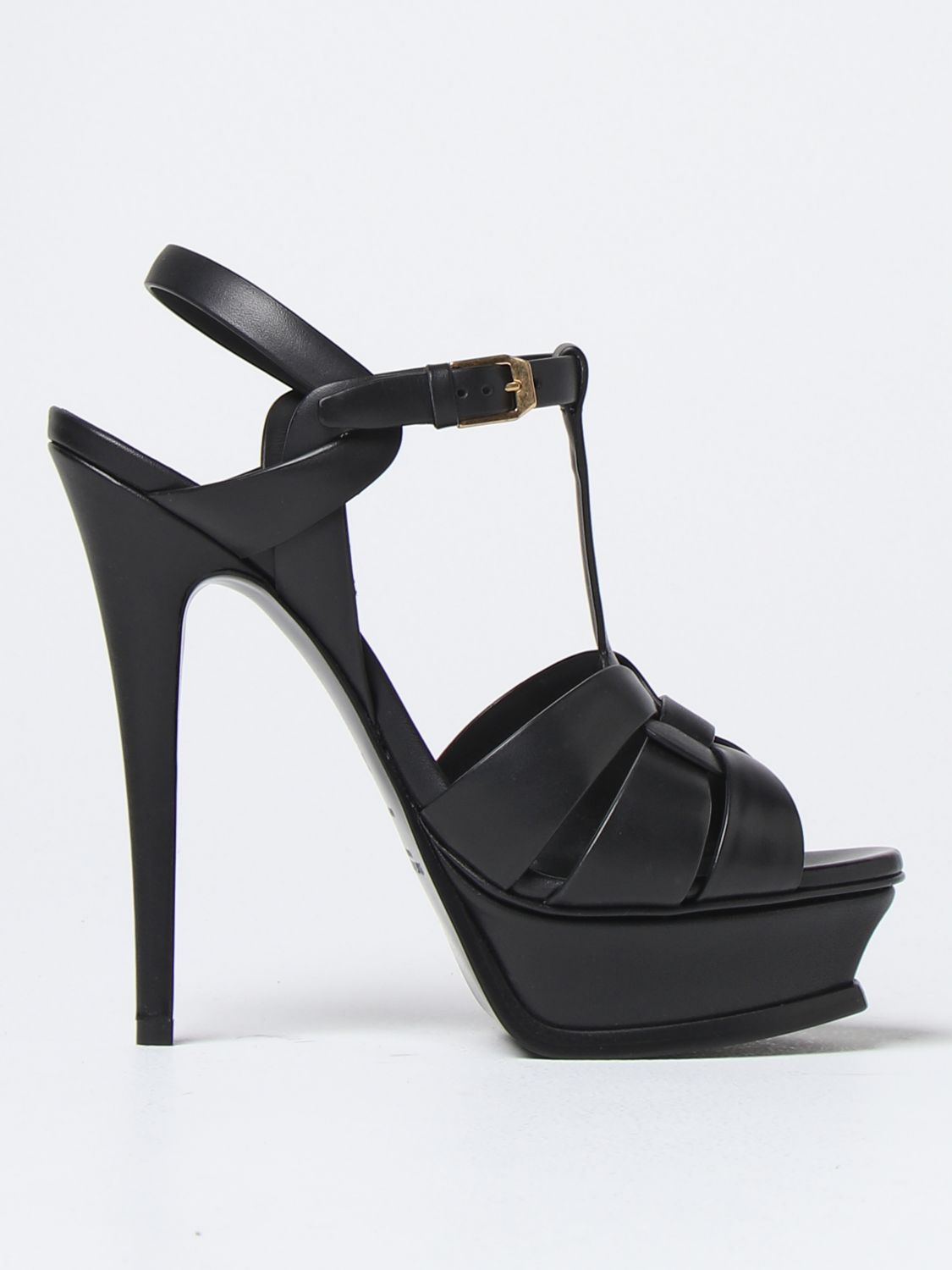 Saint Laurent Heeled Sandals SAINT LAURENT Woman colour Black